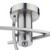 Dar Lighting Dar MOR0346 Morgan Three Light Satin Chrome Semi-Flush 