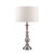 Dar Lighting Dar  MAD4246 Madrid Satin Chrome Table Lamp 