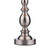 Dar Lighting Dar  MAD4246 Madrid Satin Chrome Table Lamp 