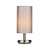 Dar Lighting Dar  TIC4139 Tico Satin Chrome Table Lamp 