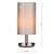 Dar Lighting Dar  TIC4139 Tico Satin Chrome Table Lamp 