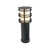 Elstead Lighting Elstead ST-BOL-M-E27-BLK Stockholm Medium Black Bollard