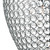 Dar Lighting Dar  FRO0550 Frost 4 Light Polished Chrome Pear Shaped Pendant 