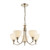 Endon Lighting Endon 1805-5SC 5 light satin chrome pendant