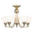 Endon Lighting Endon 1805-5AN 5 light Antique Brass Pendant