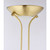 Endon Lighting Endon ROME-SB Satin Brass Uplighter with Reading Lamp