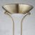 Endon Lighting Endon ROME-AN Antique Brass Uplighter with Reading Light