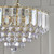 Endon Lighting Endon FARGO-14BP Brass Semi-Flush Plated Ceiling Pendant