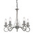Endon Lighting Endon 180-5AS 5 Light Antique Silver Traditional Fitting