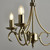 Endon Lighting Endon 2030-3AN 3 Light Antique Brass Traditional Fitting