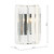 Dar Lighting Dar  SKE0750 Sketch 1 Light Crystal Glass/Chrome Wall Bracket 