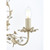 Endon Lighting Endon LULLABY-3CR LULLABY 3 Light Cream Gold Pendant