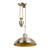 Endon Lighting Endon POLKA-AB 1 Light Antique Brass Rise and Fall Pendant