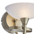 Endon Lighting Endon CAGNEY-1WBAB 1 Light Antique Brass Wall Bracket