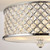 Endon Lighting Endon HUDSON-3CH 3 Light Chrome/Crystal Ceiling fitting