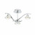 Endon Lighting Endon LANGELLA-3CH Langella 3 Light Polished chrome Semi Flush