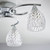 Endon Lighting Endon BOYER-3CH Boyer 3 Light Chrome Flush Fitting