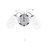 Endon Lighting Endon 2007-2WBCH 2 Light Chrome Wall Light