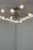 Dar Lighting Dar  SEA0875 Seattle 8 Light Antique Brass Semi Flush Fitting 