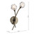 Dar Lighting Dar  SEA0975 Seattle 2 Light Antique Brass Wall Bracket 