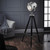 Endon Lighting Endon EH-NAUTICAL-FL 1 Light Black Wood Tripod Floor Lamp