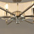 Endon Lighting Endon 60179 Nixon 6 Light Polished Nickel Ceiling Pendant