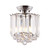 Endon Lighting Endon FARGO-CH Fargo 2 Light Chrome Semi Flush Ceiling Fitting