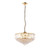 Endon Lighting Endon FARGO-18BP Fargo 6 Light Brass Ceiling Pendant
