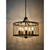 Endon Lighting Endon 61498 Heston 5 Light Matt Black/Bronze Ceiling Pendant