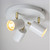 Endon Lighting Endon 59932 Gull 3 Light Whie/Brass LED Spotlight