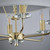 Endon Lighting Endon 70561 Nixon 6 light Brass Ceiling Pendant