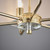 Endon Lighting Endon 70561 Nixon 6 light Brass Ceiling Pendant