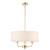 Endon Lighting Endon 70560 Nixon 3 Light Brass Ceiling Pendant