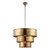 Endon Lighting Endon 69783 Morad 1 Light Aged Brass Ceiling Pendant