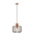 Endon Lighting Endon 68986 Nicola 1 Light Antique Copper Ceiling Pendant