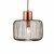 Endon Lighting Endon 68986 Nicola 1 Light Antique Copper Ceiling Pendant