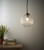 Endon Lighting Endon 71123 Brydon 1 Light Antique Brass Ceiling Pendant