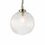 Endon Lighting Endon 71124 Brydon 1 Light Antique Brass Ceiling Pendant