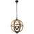 Endon Lighting Endon 73575 Toba 4 Light Mango Wood Ceiling Pendant