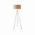 Endon Lighting Endon 66987 Tri 1 Light Matt Nickel Floor Lamp