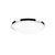 Dar Lighting Dar  DOV5250 Dover Polished Chrome/Acrylic Flush Fitting 