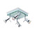 Firstlight 5514AL Aqua 4 Light Spotlight Plate