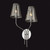 Firstlight 4232CH Jasmine 2 light Chrome Wall Light