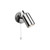 Firstlight 9050CH Atlantic Single Switched IP44 Wall Spotlight