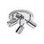 Firstlight 9070CH Atlantic 3 Light Chrome IP44 Flush Spotlight