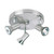 Firstlight FirstLight 6093BS Magnum 3 Light Brushed Steel Ceiling Plate