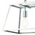 Dar Lighting Dar  ACA0344 Academy 3 Light Stainless Steel/Glass Box Pendant 