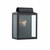 Dar Lighting Dar  Notary NOT2122 1 Light Black Wall Light 