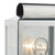 Dar Lighting Dar  NOT2144 1 Light Stainless Steel Wall Light 