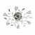 Firstlight 8361CH Cindy 6 Light Flush Chrome Ceiling Fitting